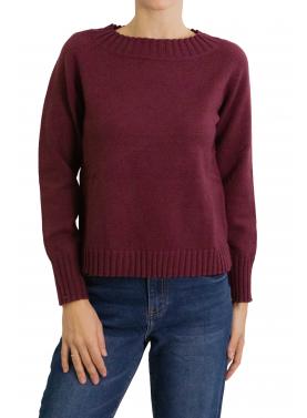 Maglione collo alto mezza manica 